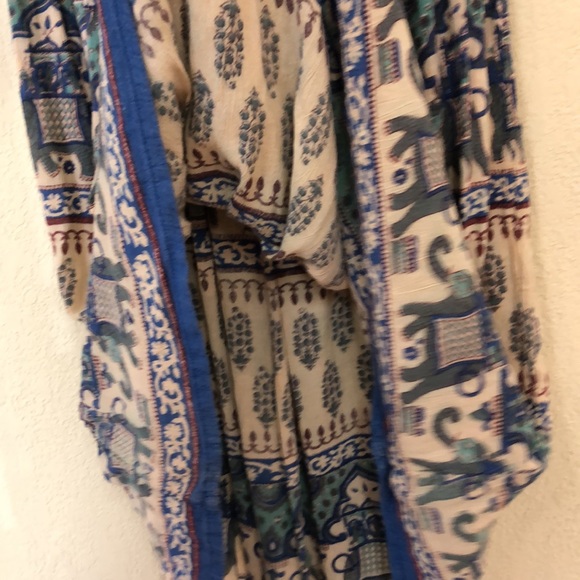 Cotton boho maxi skirt size M - Picture 5 of 8